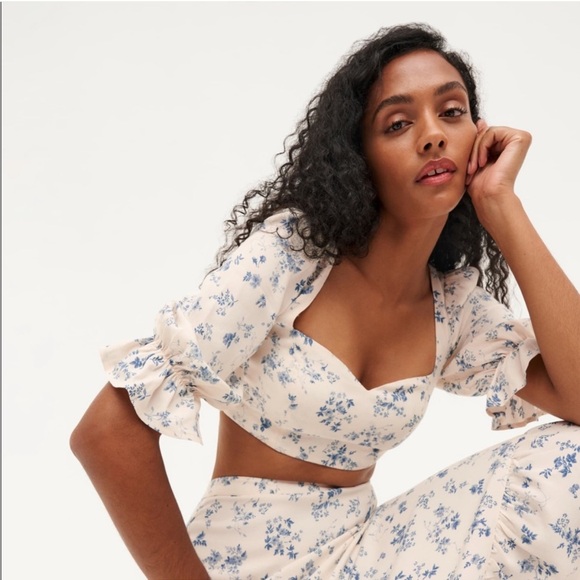 Reformation Fiona Two Piece in Lula Floral - Picture 2 of 15